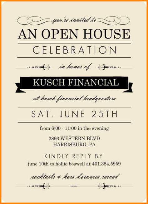 Open House Invite Templates Open House Invitation Invitation