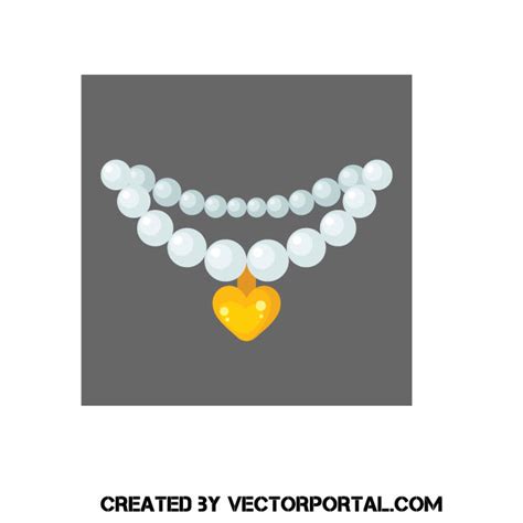 Pearl Necklace Vector