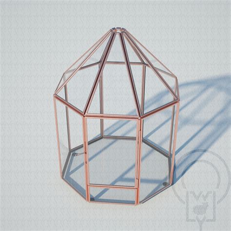 Glass Tabletop Gazebo Octagon 3d Model 35 Obj Unknown Fbx 3ds