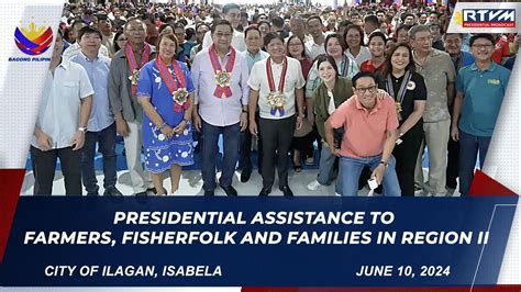 Presidential Assistance To Farmers Fisherfolk And Families In Region