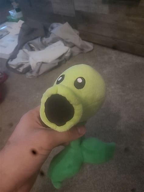 Plants Vs Zombies Pvz Plush Linxin Peashooter Original 2011 Rare Ebay