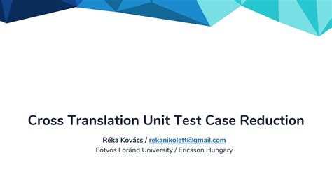 PDF Cross Translation Unit Test Case ReductionTest Case Reduction Big