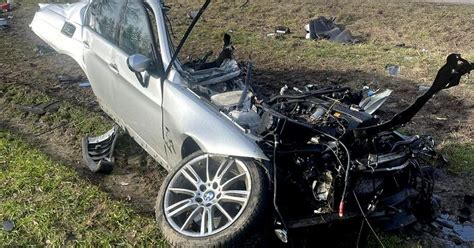 Tragiczny wypadek na Lubelszczyźnie BMW rozpadło się na kawałki