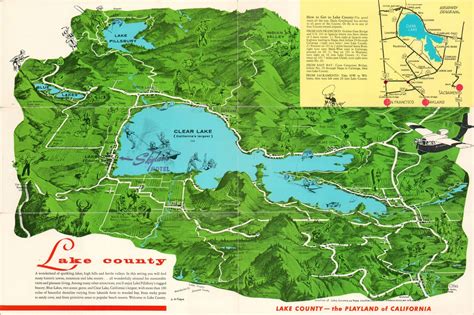 Lake County The Playland Of California Curtis Wright Maps