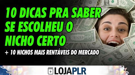 10 Dicas de Nicho certo pro seu Ebook PLR 10 Nichos Mais Rentáveis