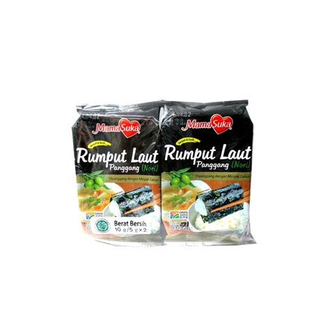 Jual Mamasuka Rumput Laut Panggang Nori 2X4 5G Shopee Indonesia