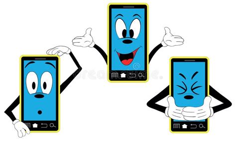Funny phone stock vector. Illustration of link, laughter - 27907836