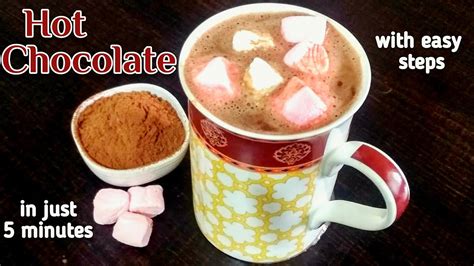 Hot Chocolate Recipe How To Make Hot Chocolate At Home Easily Yummy And Simple Chocolate Drink