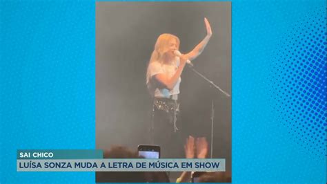 Hora da Venenosa cantora Luísa Sonza muda letra da música Chico