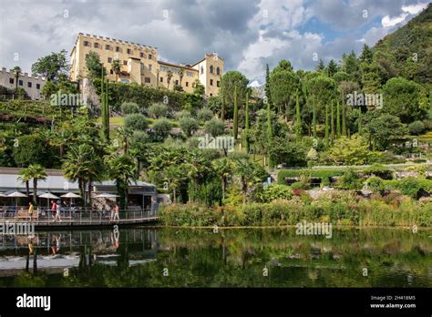 Il Giardino Del Castello Di Trauttmansdorff Immagini E Fotografie Stock