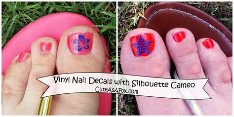 Vinyl Nail Decals, Big sales, and a Silhouette Portrait Giveaway