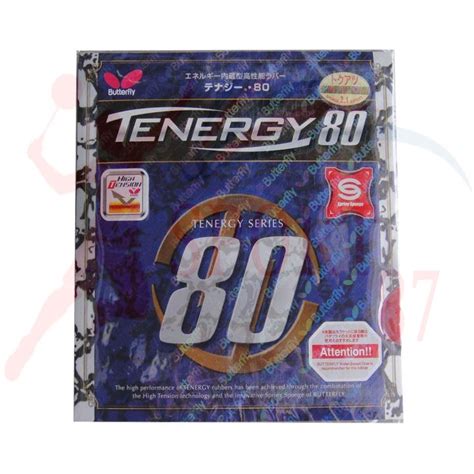 Karet Bet Ping Pong Tenis Meja Butterfly Tenergy 80 Lazada Indonesia