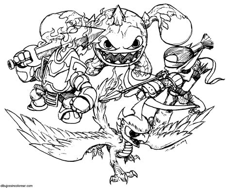 Dessins Gratuits Colorier Coloriage Skylanders Imprimer