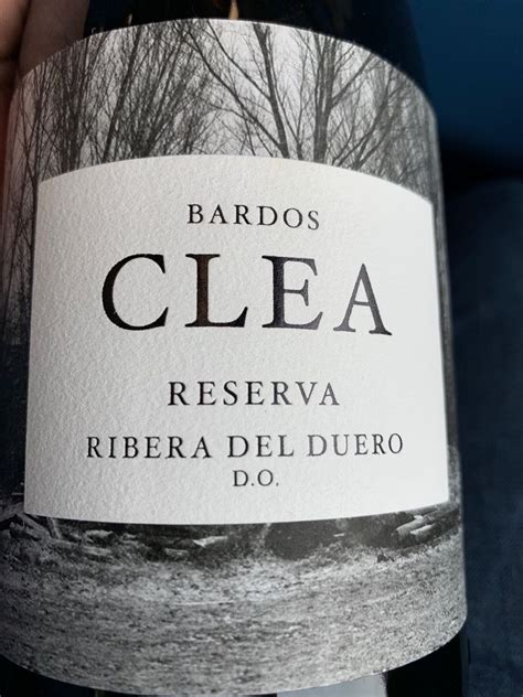 2016 Bodega De Bardos Ribera Del Duero Clea Reserva Spain Castilla Y