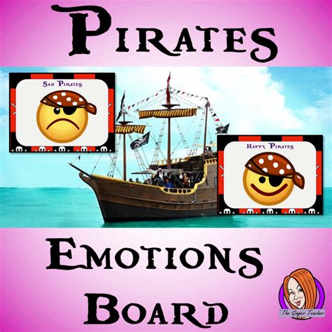 Pirate Themed Emotion Boards The Ginger Teacher