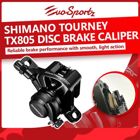 Shimano Tourney Br Tx805 Disc Brake Caliper Evosportz Singapore