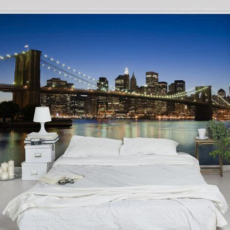 Papier Peint Intiss Pont De Brooklyn New York Peinture Murale