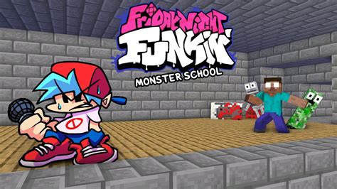 Fnf Friday Night Funkin Challenge Minecraft Animation Youtube