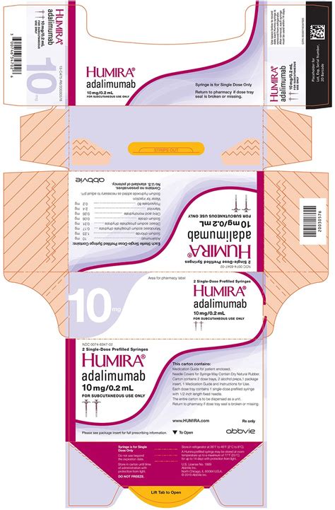 Humira Fda Prescribing Information Side Effects And Uses