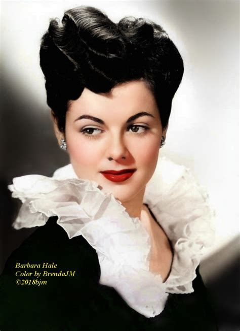 Barbara Hale Color By Brendajm ©2018bjm Golden Age Of Hollywood