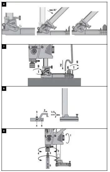 HILTI DD 160 Diamond Core Drill Instruction Manual