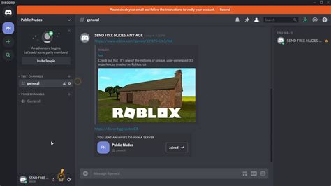 ROBLOX SEX GAME SEXY DISCORD SERVER YouTube