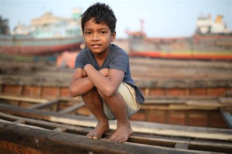 Bangladesh Street Child At Sadarghat In Dhaka Dietmar Temps Photography