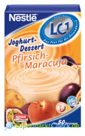 Nestle Lc Joghurt Dessert Pfirsich Maracuja Preis Angebote Bewertungen