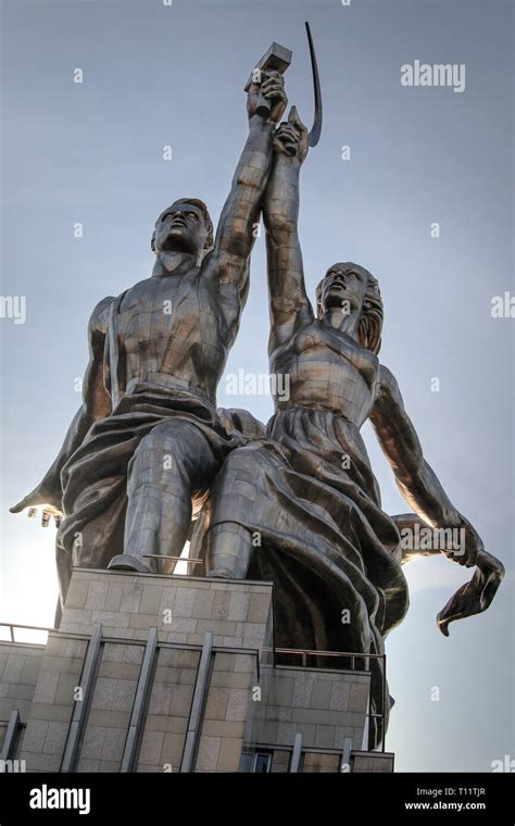 Worker And Kolkhoz Woman Hi Res Stock Photography And Images Alamy