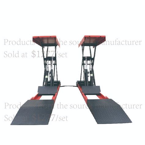 Ce Approved Workshop Equipment Scissor Alignment Lift Hydraulic Car