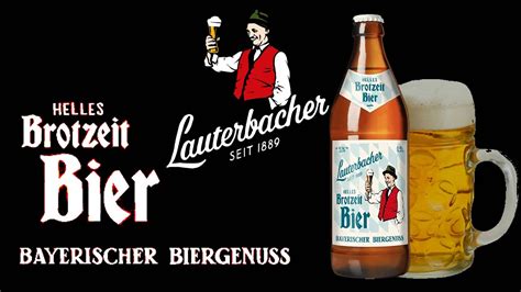 Lauterbacher Helles Brotzeit Bier YouTube