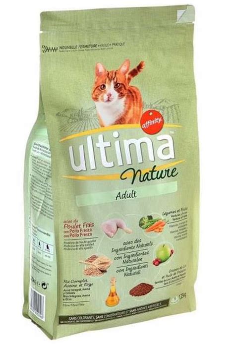 Croquettes Pour Chat Adulte Au Poulet Ultima 400 G La Belle Vie