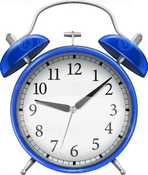 reloj despertador clásico color azul 11356505 PNG