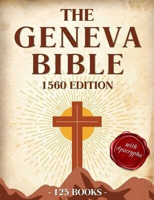 Geneva Bible 1560 Edition With Apocrypha 125 Books In English Complete