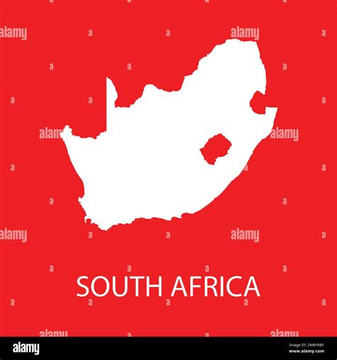 South africa map outline hi-res stock photography and images - Alamy