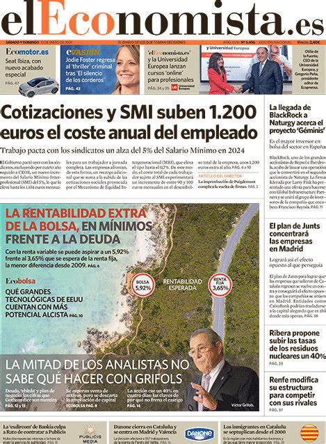 Periodico El Economista 13 1 2024