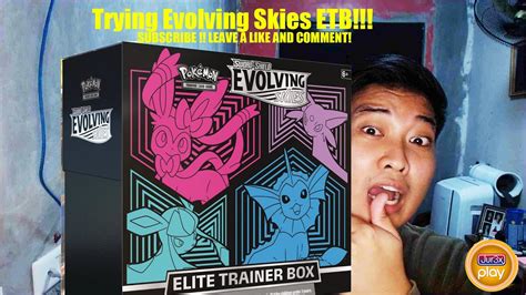 Evolving Skies Elite Trainer Box Unboxing Youtube