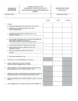 Fillable Online 1041ME Fiduciary Income Tax Form For Resident And