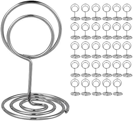 Amazon Maitys Pcs Disco Ball Table Number Holder With Swirl