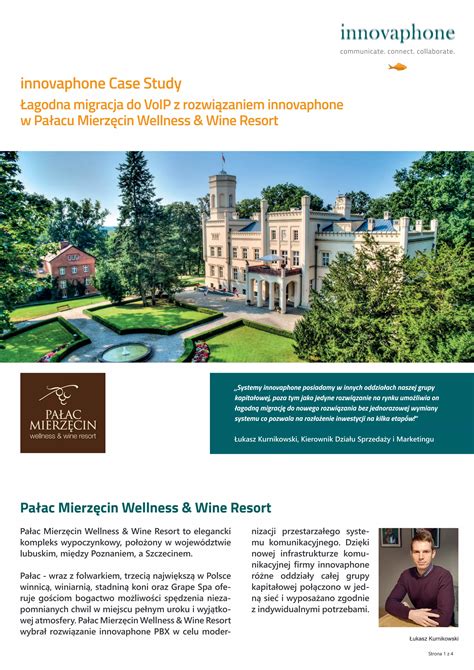 Case Study Innovaphone Hotel Mierzecin Polski Pdf