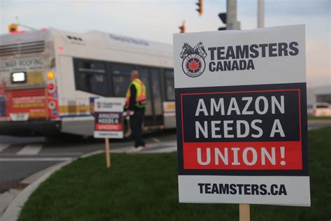 Efforts To Unionize Amazon Workers In Canada Ramp Up In Ontario As