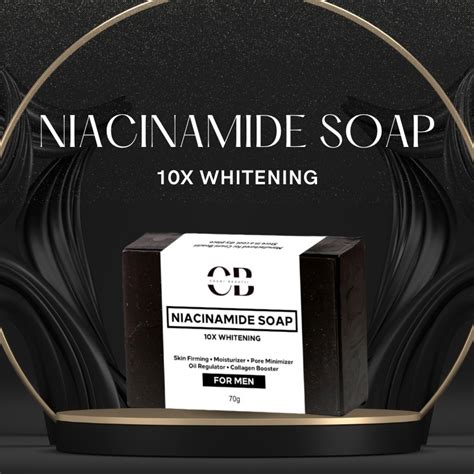 Cb Niacinamide X Whitening Soap For Men All Skin Types Oil Control