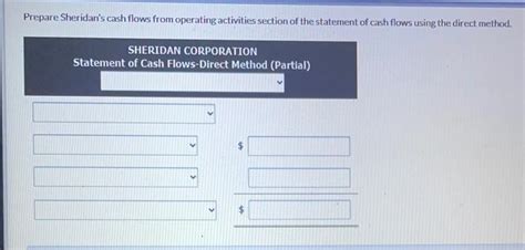 Solved Sheridan Corporation Had The Following 2025 Income Chegg