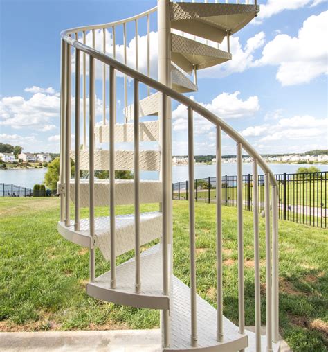 Aluminum Spiral Staircase Kits Mylen Stairs