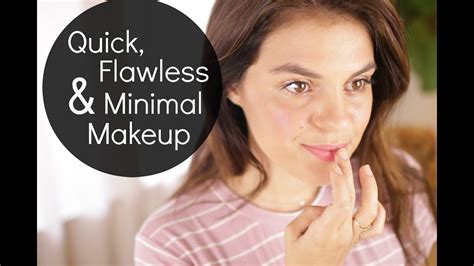 Flawless And Minimal Makeup Look Youtube