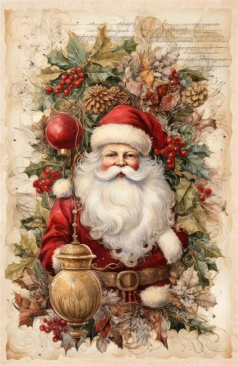 Pin By Декупажница On Зимнее новогоднее Vintage Christmas Images Christmas Prints Free