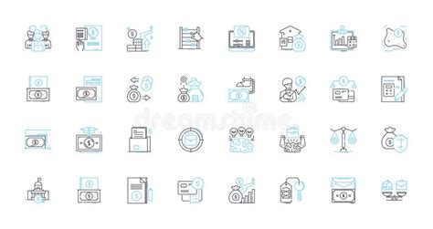 Conjunto De Iconos Lineales De An Lisis De Recursos Evaluaci N De