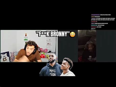 Adin Ross Heated Argument With Charleston White For Saying Bronny James