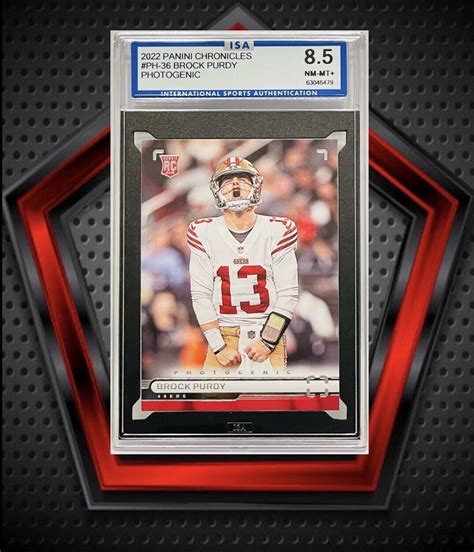 2022 Panini Chronicles Photogenic PH 36 Brock Purdy RC For Sale