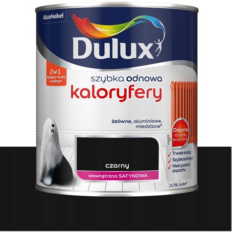 Dulux Farba Do Kaloryfer W Grzejnik W Szybka Odnowa Kaloryfery Czarny